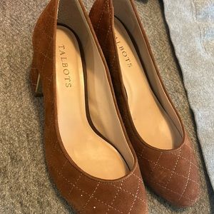Talbots 6.5 heels, black and brown, chic for a polished professional style.